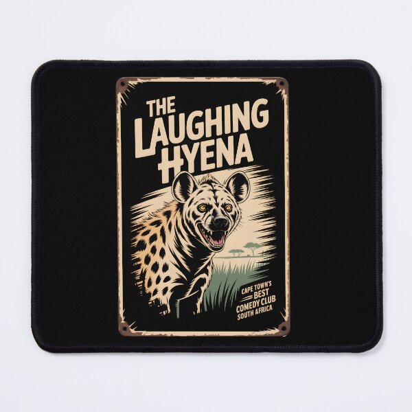 Item preview, The Laughing Hyena Comedy Club - retro metal plate advertising designed and sold by Museum Of Non-Existing Art.