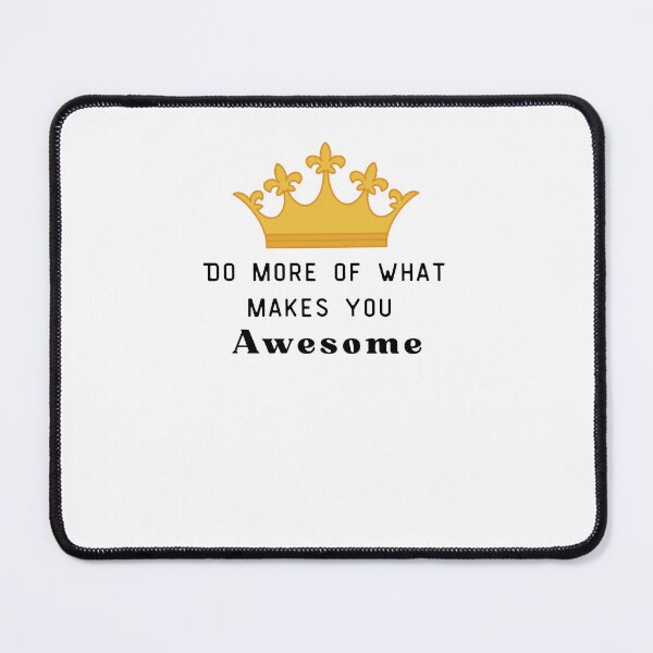 Item preview, Positive Mindset Typography - "Do more of what makes you Awsome" designed and sold by AcaPrint.