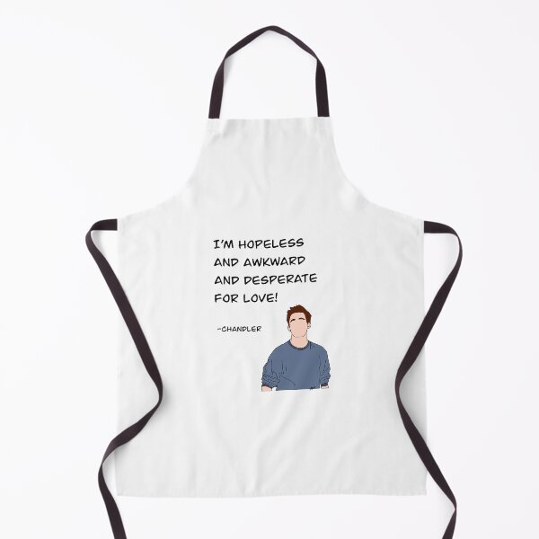 Item preview, Chandler from Friends quote, hopeless and awkward designed and sold by Alyssabutcherart.