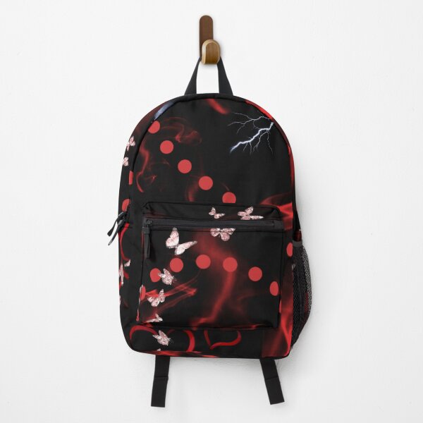Item preview, Electric Love Smoke Aesthetic - Red Butterfly Heart Lightning Dramatic Design designed and sold by Elhelaly.