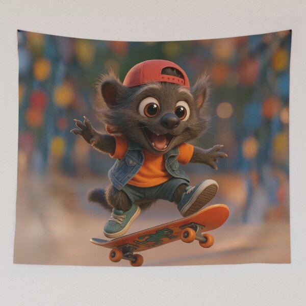Item preview, Skater Binturong designed and sold by Sillytoe.
