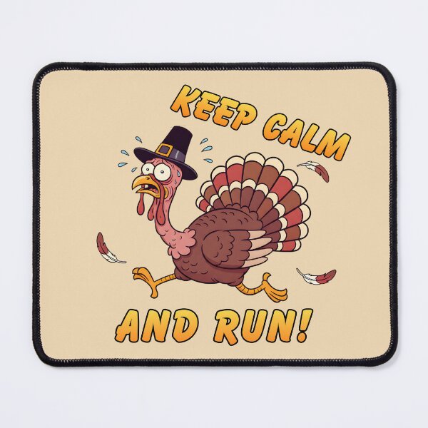 Item preview, Keep Calm And Run - Funny Turkey designed and sold by TherezaDesign.