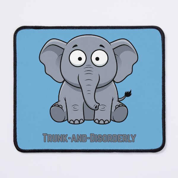 Item preview, Trunk-and-Disorderly Elephant Eliot designed and sold by Folk and Flux.