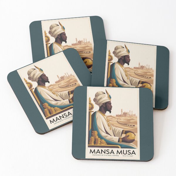 Item preview, Mansa Musa Mali Empire African King Illustration Vintage designed and sold by KrisSidDesigns.