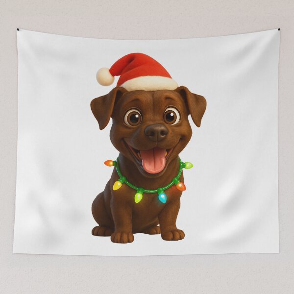Item preview, Christmas Patterdale Terrier designed and sold by Sillytoe.
