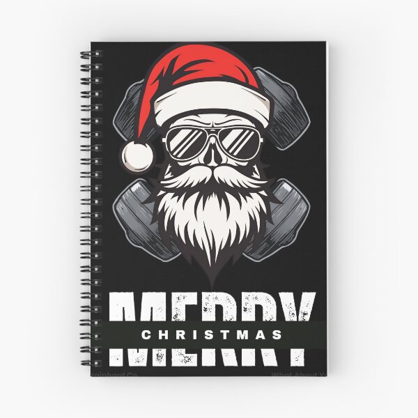 Item preview, Merry Christmas Lift – Santa Power Skull Edition designed and sold by TrainHardCo.