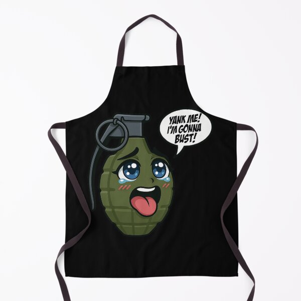 Item preview, Yank Me I’m Gonna Bust – Funny Grenade Meme | Military Anime Parody Design designed and sold by LowDownGraphics.