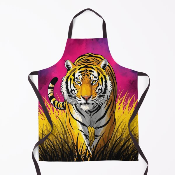 Item preview, Electric Jungle Tiger: Vibrant Vector Wall Art designed and sold by RBCTk.