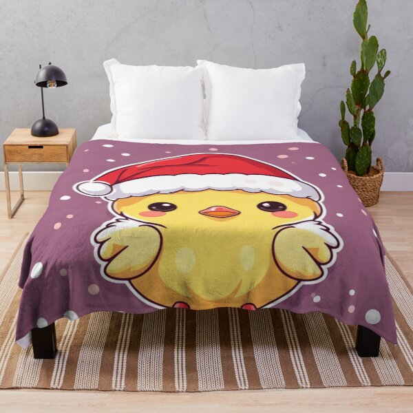 Item preview, Adorable Chibi Chick with Santa Hat designed and sold by Uniquely Yours.