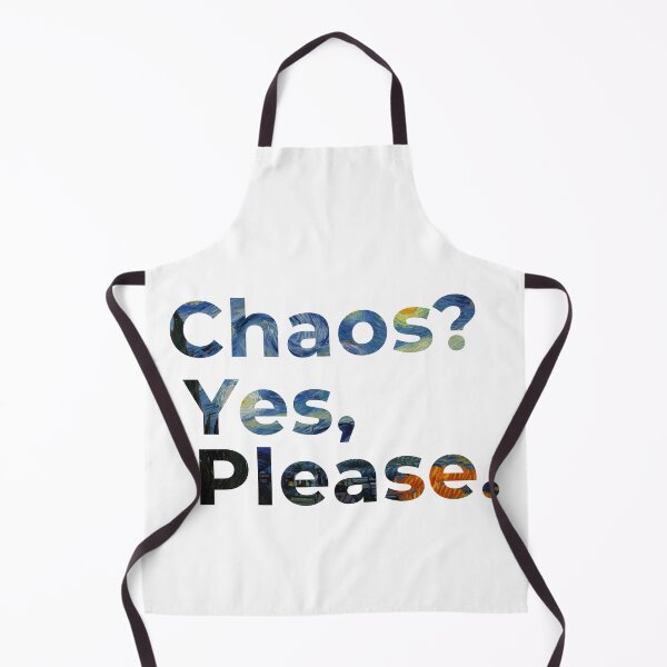 Item preview, Chaos? Yes, Please – Abstract Swirl Aesthetic Quote designed and sold by WallaceSilvaART.