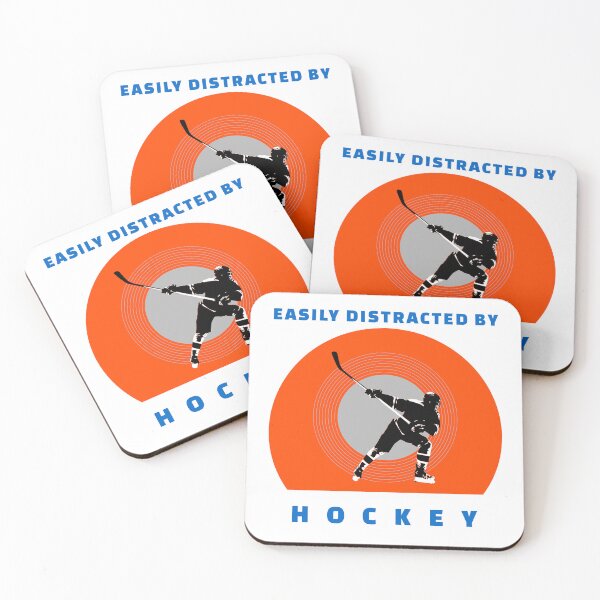 Item preview, Easily Distracted By Hockey designed and sold by SavvyVacationer.