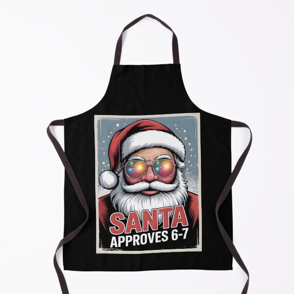 Item preview, Santa With Style | Approves 6-7 Christmas Art designed and sold by CalmDownZone ⭐️⭐️⭐️⭐️⭐️.
