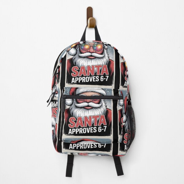 Item preview, Santa With Style | Approves 6-7 Christmas Art designed and sold by CalmDownZone ⭐️⭐️⭐️⭐️⭐️.