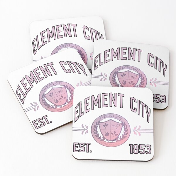 Item preview, Element City Emblem Design | Minimalist Crest Art | Fire, Water, Air & Earth Elements Inspired Symbol designed and sold by inallusha.