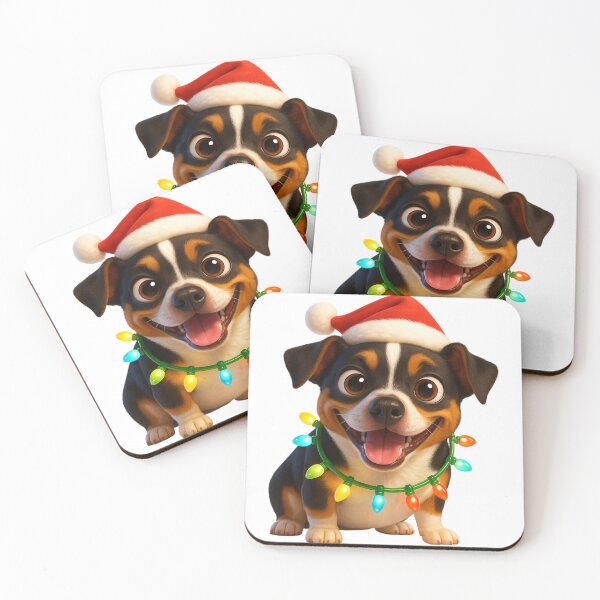 Item preview, Christmas Rat Terrier designed and sold by Sillytoe.