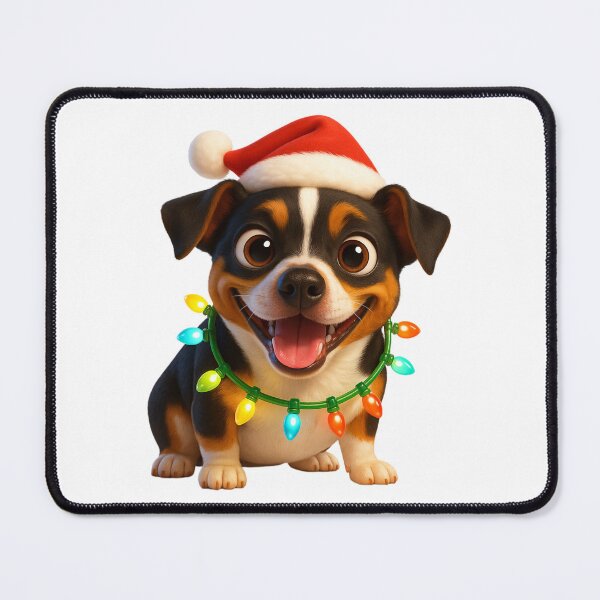 Item preview, Christmas Rat Terrier designed and sold by Sillytoe.