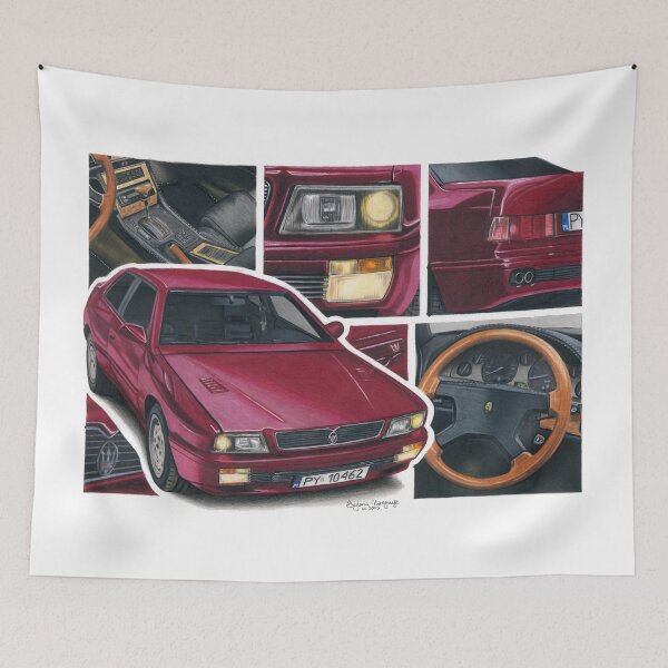 Item preview, Awesome Classic Italian Car designed and sold by SylwiaCarArt.