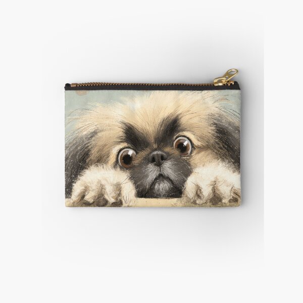 Item preview, Pekingese Peeking over Wall 01 designed and sold by Elisabeth Lucas.