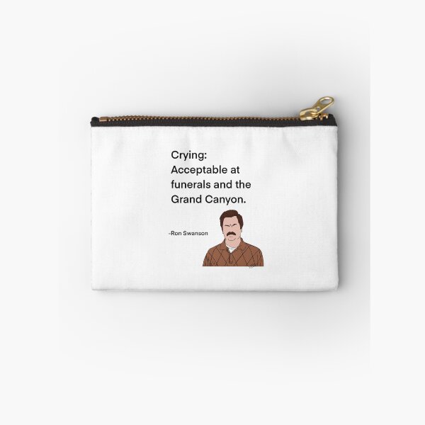 Item preview, Ron Swanson from Parks and Rec quote, crying designed and sold by Alyssabutcherart.