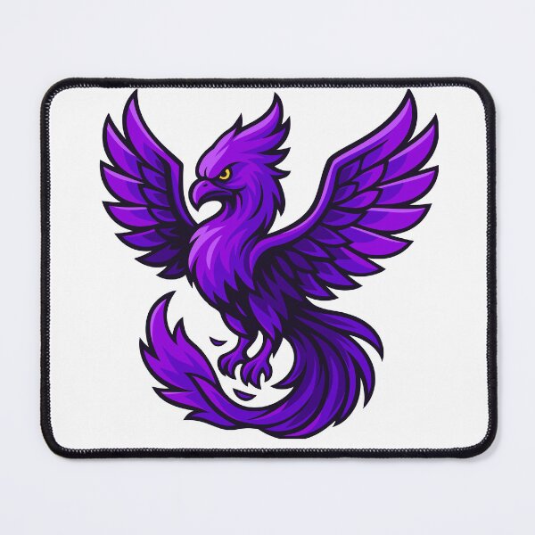 Item preview, Stylised Phoenix in Bold Purple designed and sold by level50studio.