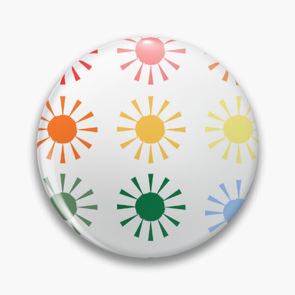 Item preview, Colorful Rainbow Suns Pattern designed and sold by kmorri13.