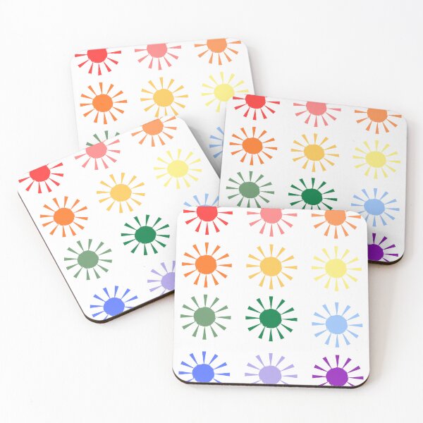 Item preview, Colorful Rainbow Suns Pattern designed and sold by kmorri13.