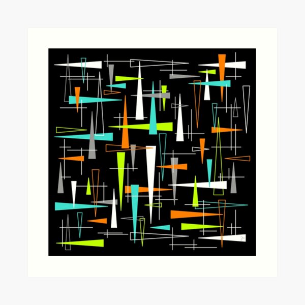 Triunity (black) Art Print