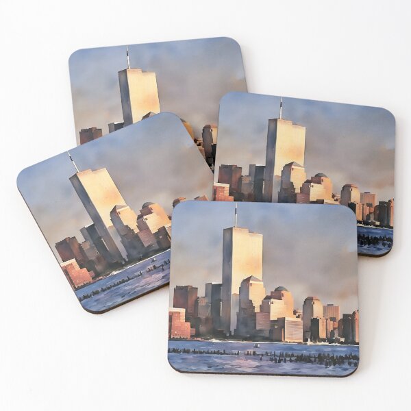 Item preview, Peach and Pink on the Hudson designed and sold by RCWatercolours.