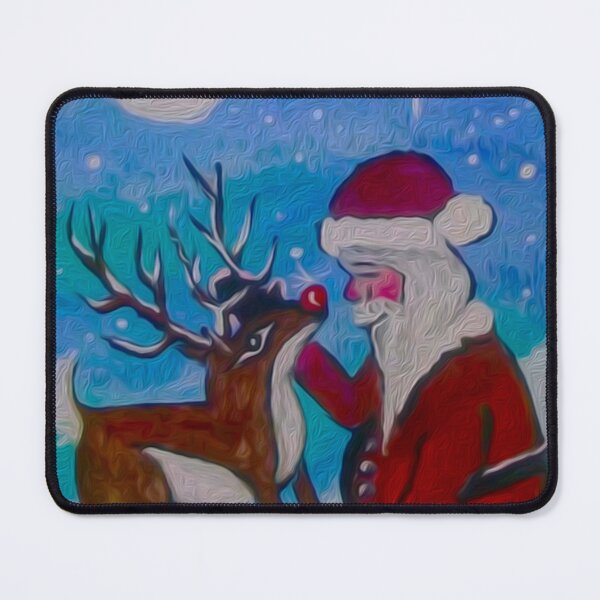 Item preview, Santa Claus and Reindeer designed and sold by MLanestudio.