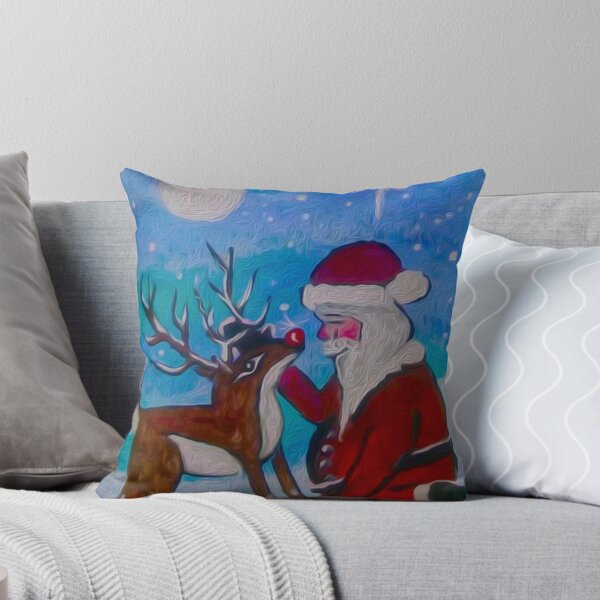 Item preview, Santa Claus and Reindeer designed and sold by MLanestudio.