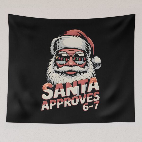Item preview, Santa Approves 6-7 | Cool Christmas Santa Design designed and sold by CalmDownZone ⭐️⭐️⭐️⭐️⭐️.