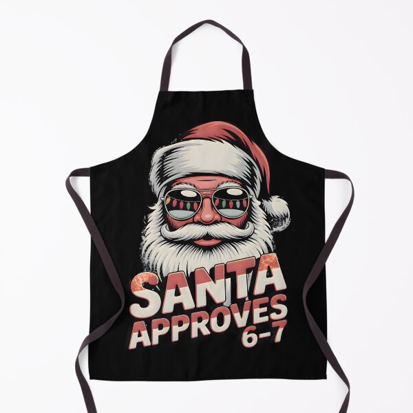 Item preview, Santa Approves 6-7 | Cool Christmas Santa Design designed and sold by CalmDownZone ⭐️⭐️⭐️⭐️⭐️.