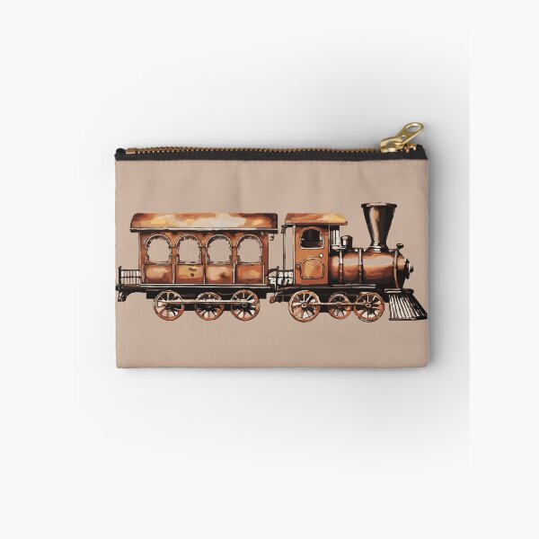 Item preview, Vintage Christmas Train Rustic Holiday Illustration by Anne Brooke Art designed and sold by Anne Brooke Art.