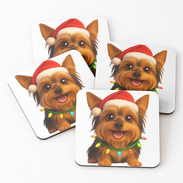 Item preview, Christmas Silky Terrier designed and sold by Sillytoe.