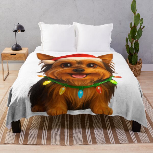 Item preview, Christmas Silky Terrier designed and sold by Sillytoe.