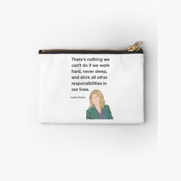 Item preview, Leslie Knope from Parks and Rec quote, nothing we can’t do designed and sold by Alyssabutcherart.