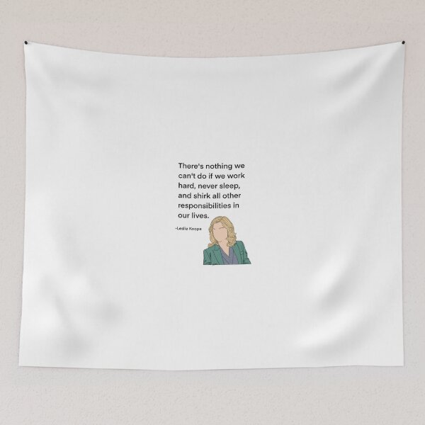 Item preview, Leslie Knope from Parks and Rec quote, nothing we can’t do designed and sold by Alyssabutcherart.
