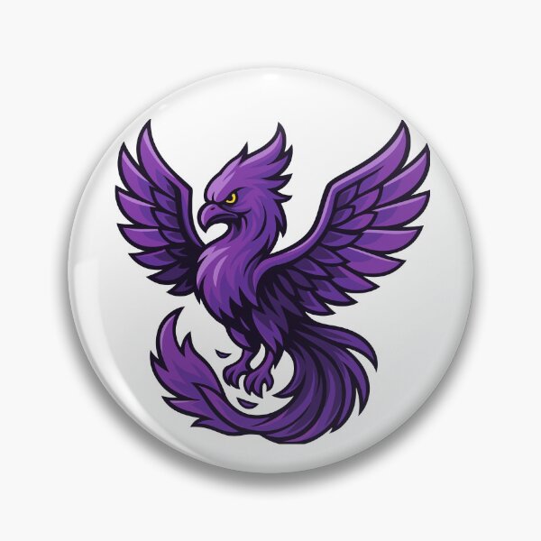 Item preview, Stylised Phoenix in Pale Purple designed and sold by level50studio.