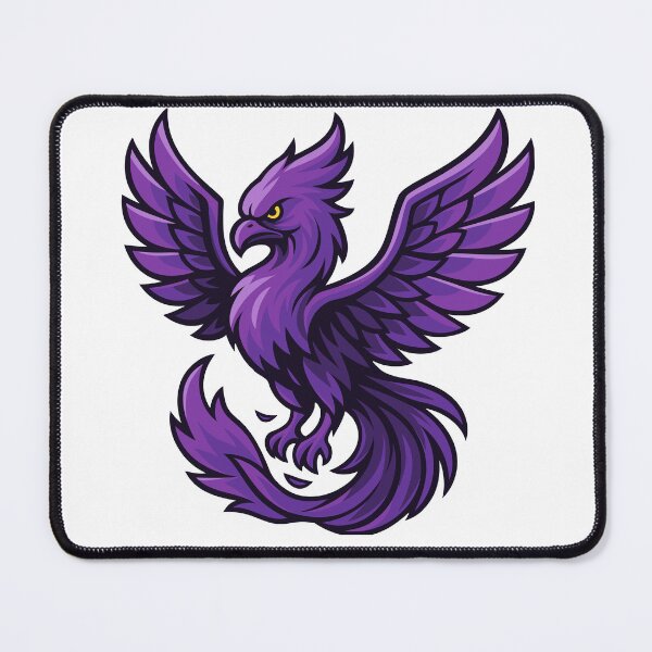 Item preview, Stylised Phoenix in Pale Purple designed and sold by level50studio.