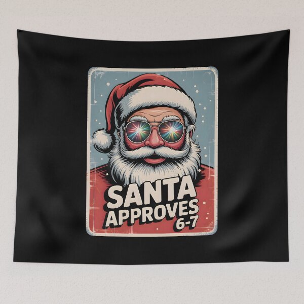 Item preview, Groovy Santa Approves 6-7 | Funny Holiday Vibes designed and sold by CalmDownZone ⭐️⭐️⭐️⭐️⭐️.