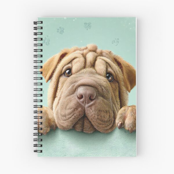 Item preview, Shar Pei Peeking over Wall 01 designed and sold by Elisabeth Lucas.