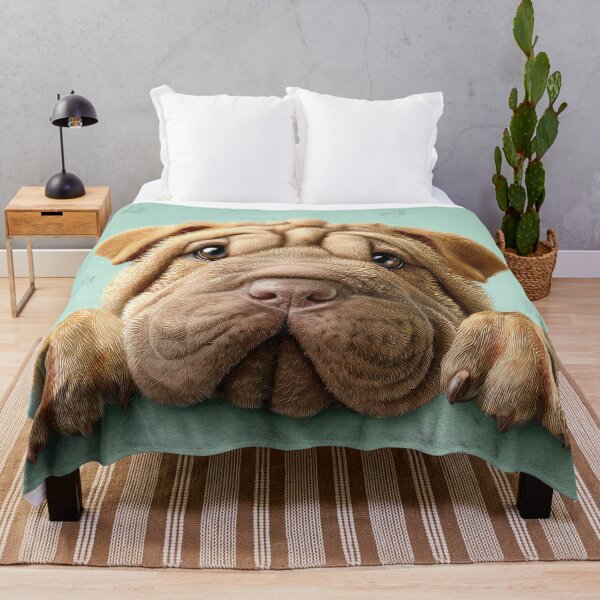 Item preview, Shar Pei Peeking over Wall 01 designed and sold by Elisabeth Lucas.