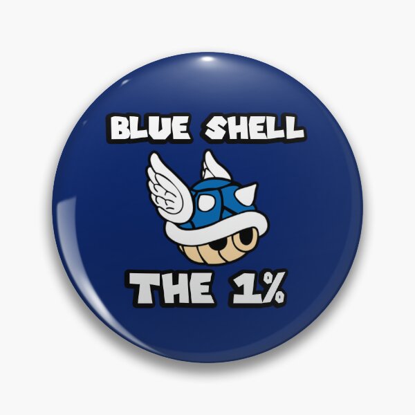 Item preview, Blue Shell The One Percent designed and sold by AvatarObi.