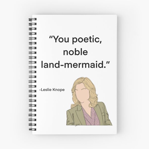 Item preview, Leslie Knope from Parks and Rec quote, land-mermaid designed and sold by Alyssabutcherart.