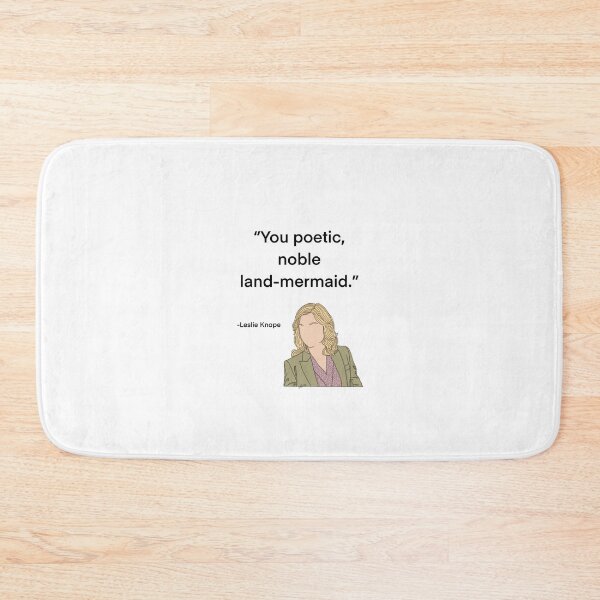Item preview, Leslie Knope from Parks and Rec quote, land-mermaid designed and sold by Alyssabutcherart.