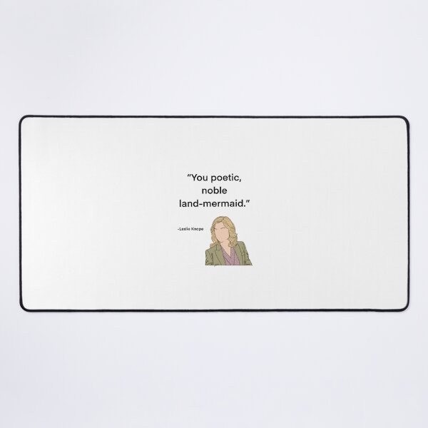 Item preview, Leslie Knope from Parks and Rec quote, land-mermaid designed and sold by Alyssabutcherart.