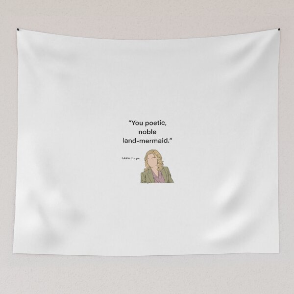 Item preview, Leslie Knope from Parks and Rec quote, land-mermaid designed and sold by Alyssabutcherart.