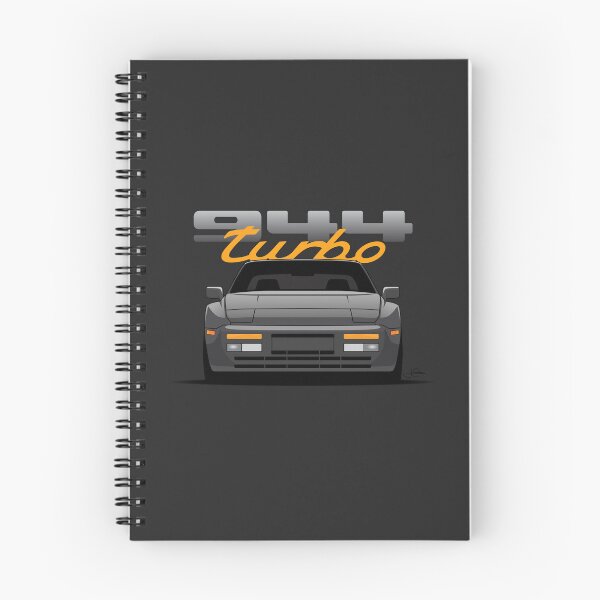 Item preview, Front View Porsche 944 Turbo Guards Black Illustration designed and sold by blackdogshop.