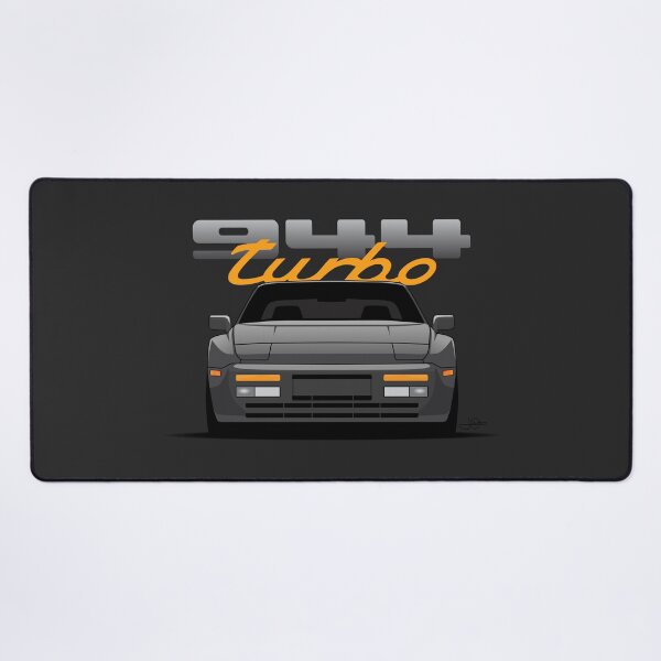 Item preview, Front View Porsche 944 Turbo Guards Black Illustration designed and sold by blackdogshop.
