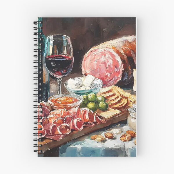 Item preview, Indulge in a Lavish Charcuterie Spread with Cheeses, Meats, Fruits, and Wine designed and sold by OlfactoART Studio.